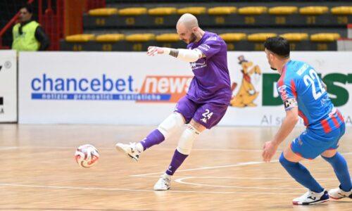 Leonardo Del Ferraro e Musumeci nel match della scorsa stagione al PalaCatania